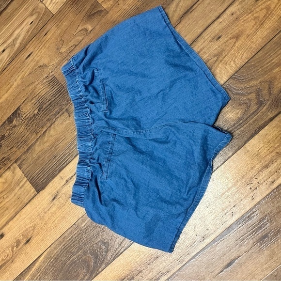 Torrid Blue Chambray Pull-On Shorts Size 0 Y - Picture 5 of 7